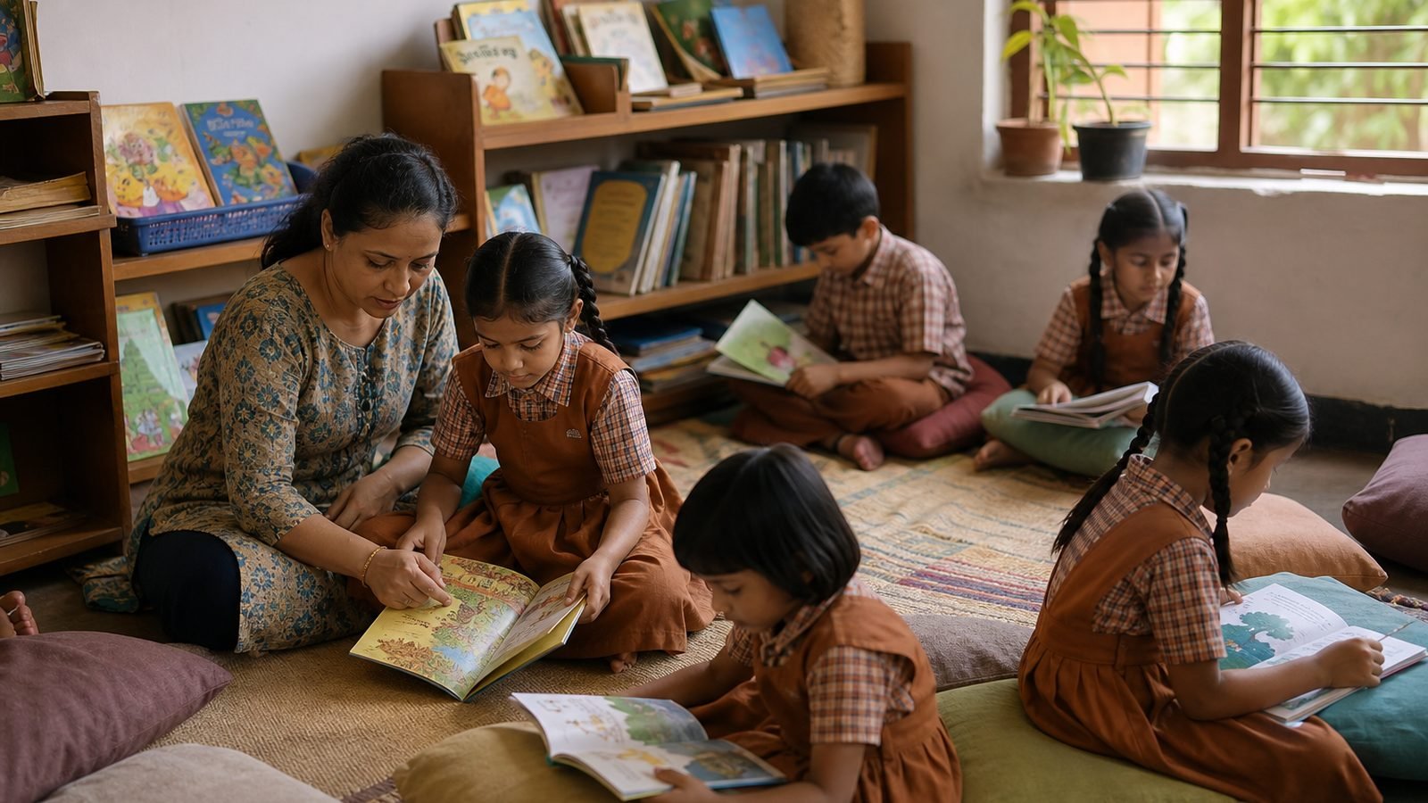 Early years reading corner